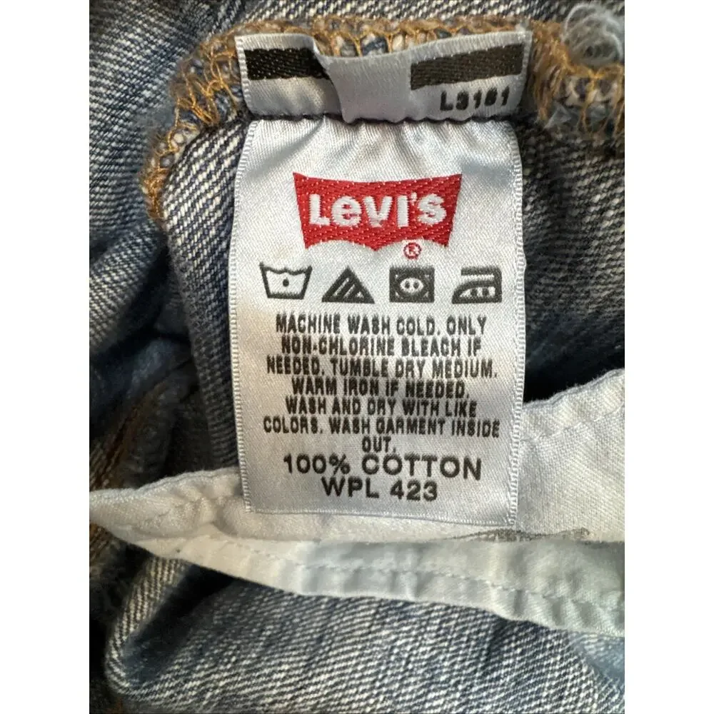 Vintage 90s Levis 501xx Jeans Mens‎ 38x 30 Button Fly Made in 1993 Straight Leg